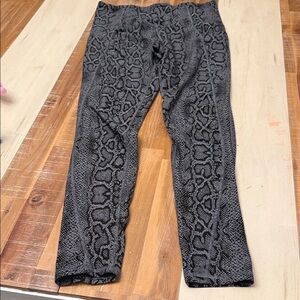 Champion Black Snake Print Leggings